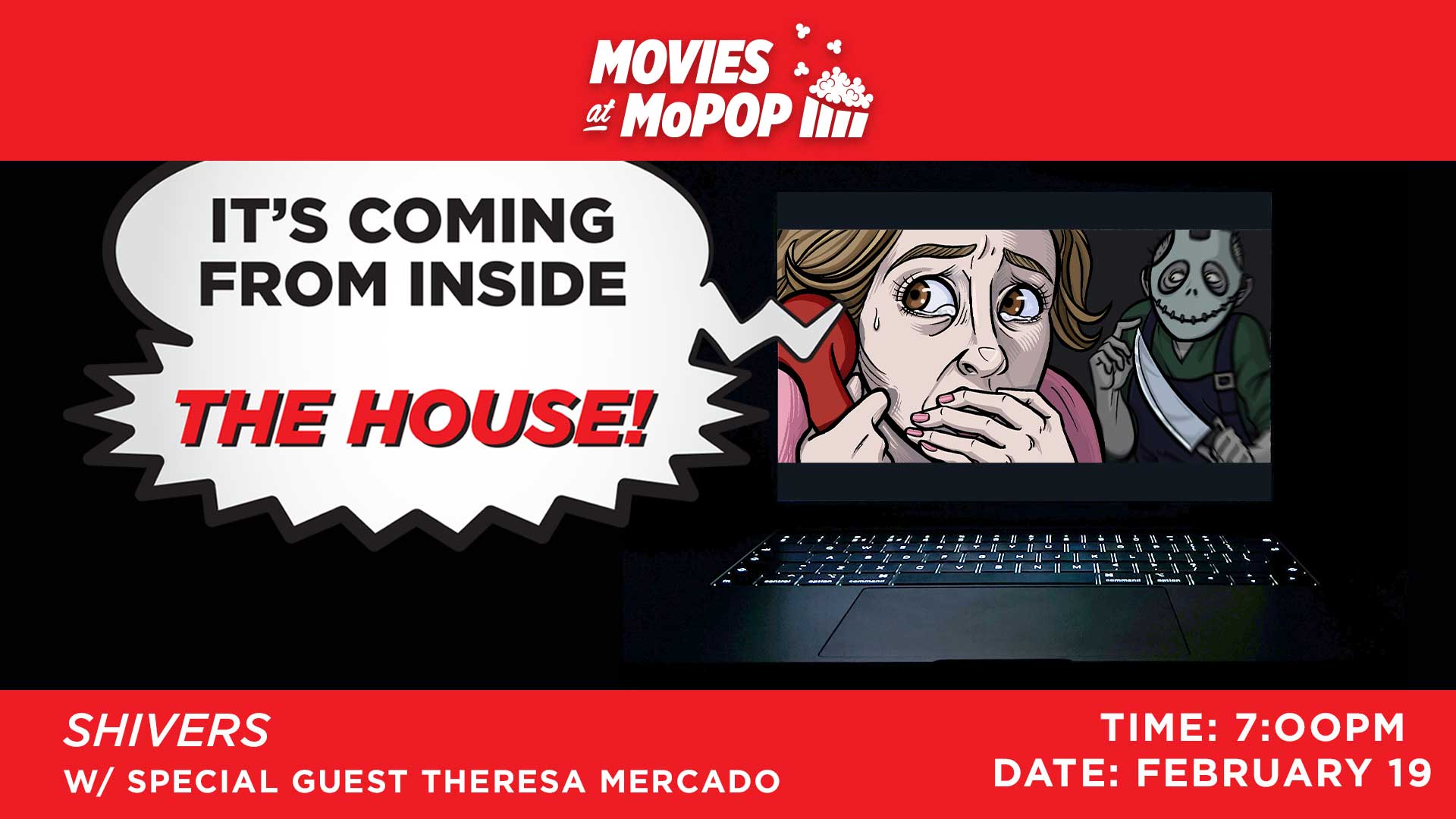 Museum of Pop Culture Seattle presents "It's Coming From Inside the House!" virtual screening of SHIVERS (1976)