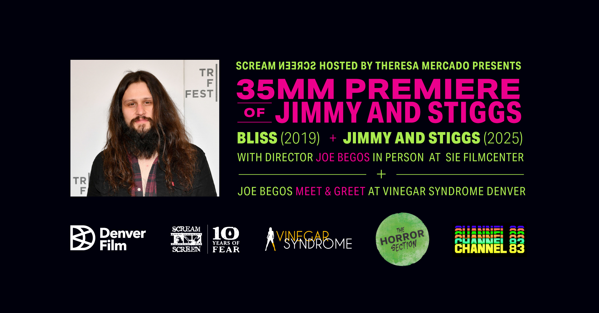 Scream Screen presents: BLISS (2019) + JIMMY & STIGGS (2025) 35mm double feature 